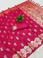 Banarasi Rao Mango Soft Silk Saree