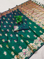Banarasi Rao Mango Soft Silk Saree
