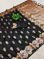 Banarasi Rao Mango Soft Silk Saree