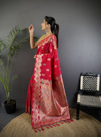 Banarasi Rao Mango Soft Silk Saree