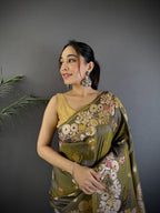 Banarasi Rao Mango Soft Silk Saree