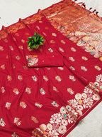 Banarasi Rao Mango Soft Silk Saree