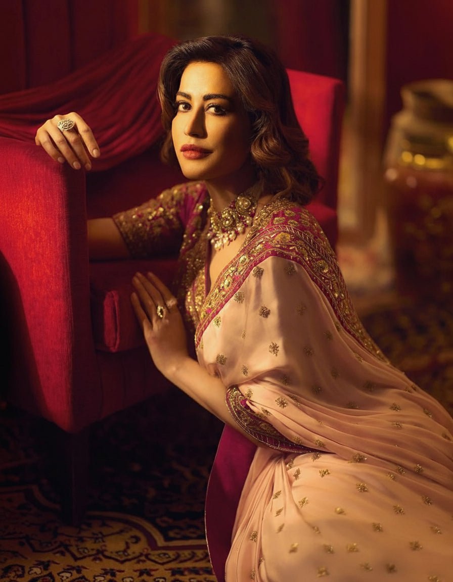 Chitrangda Singh Celebrity Inspired Soft Rangoli Silk Saree