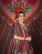 Nita Ambani Inspired Multi Coloured Lehenga choli set