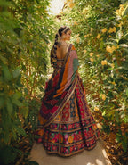 Nita Ambani Inspired Multi Coloured Lehenga choli set