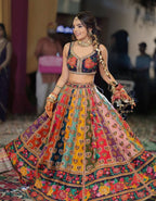 Nita Ambani Inspired Multi Coloured Lehenga choli set