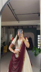 Premium Kalyani Cotton Lehenga Choli with Georgette Dupatta