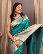 Pure Soft kanchivaram Paithani Silk Saree